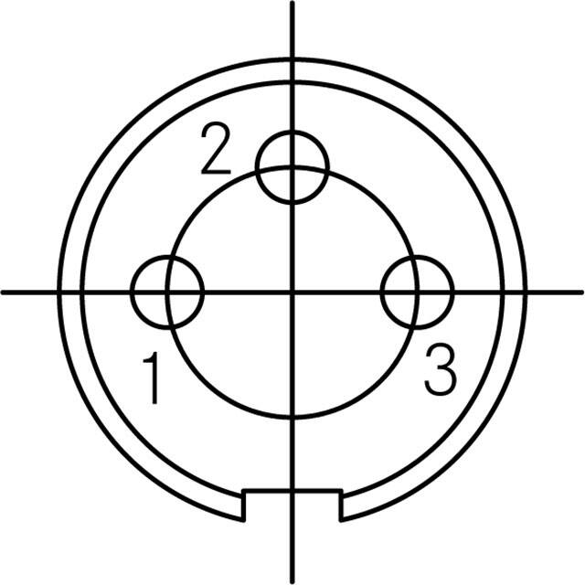 C091 11D003 000 2 Amphenol Tuchel Industrial  Rundsteckverbindergehäuse